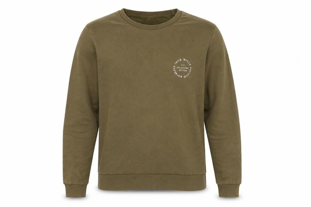 Mens UK Size M Jack Wills Brown Pullover Sweatshirt