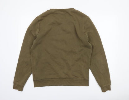 Mens UK Size M Jack Wills Brown Pullover Sweatshirt