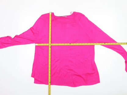 Womens UK Size S Zara Pink Pullover Jumper