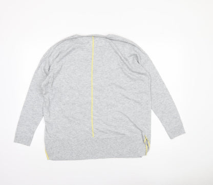 Womens UK Size 14 Oliver Bonas Grey Pullover Jumper