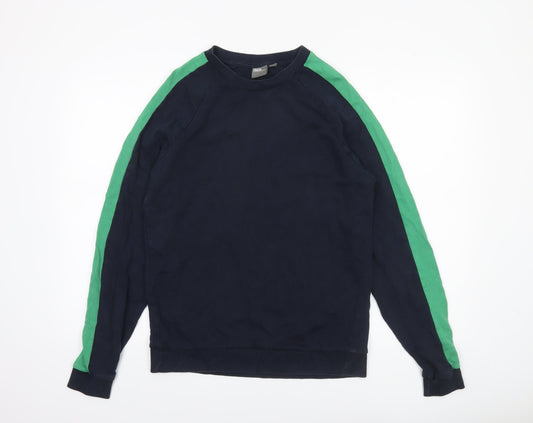 Mens UK Size S COS Blue Pullover Sweatshirt
