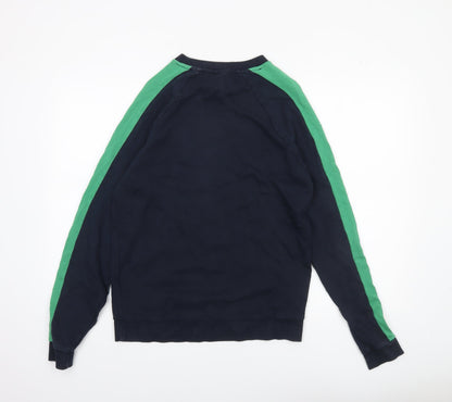 Mens UK Size S COS Blue Pullover Sweatshirt