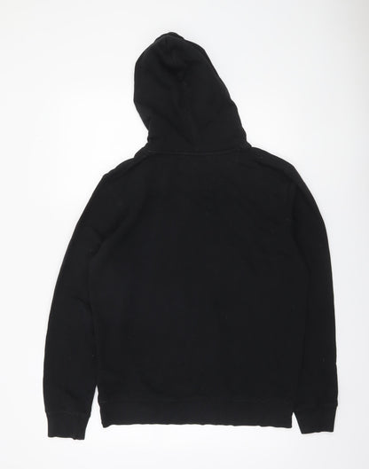 Mens UK Size M Stanley/Stella Black Pullover Hoodie
