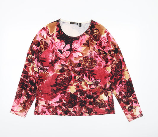 Womens UK Size M Punt Roma Multicoloured Pullover Jumper