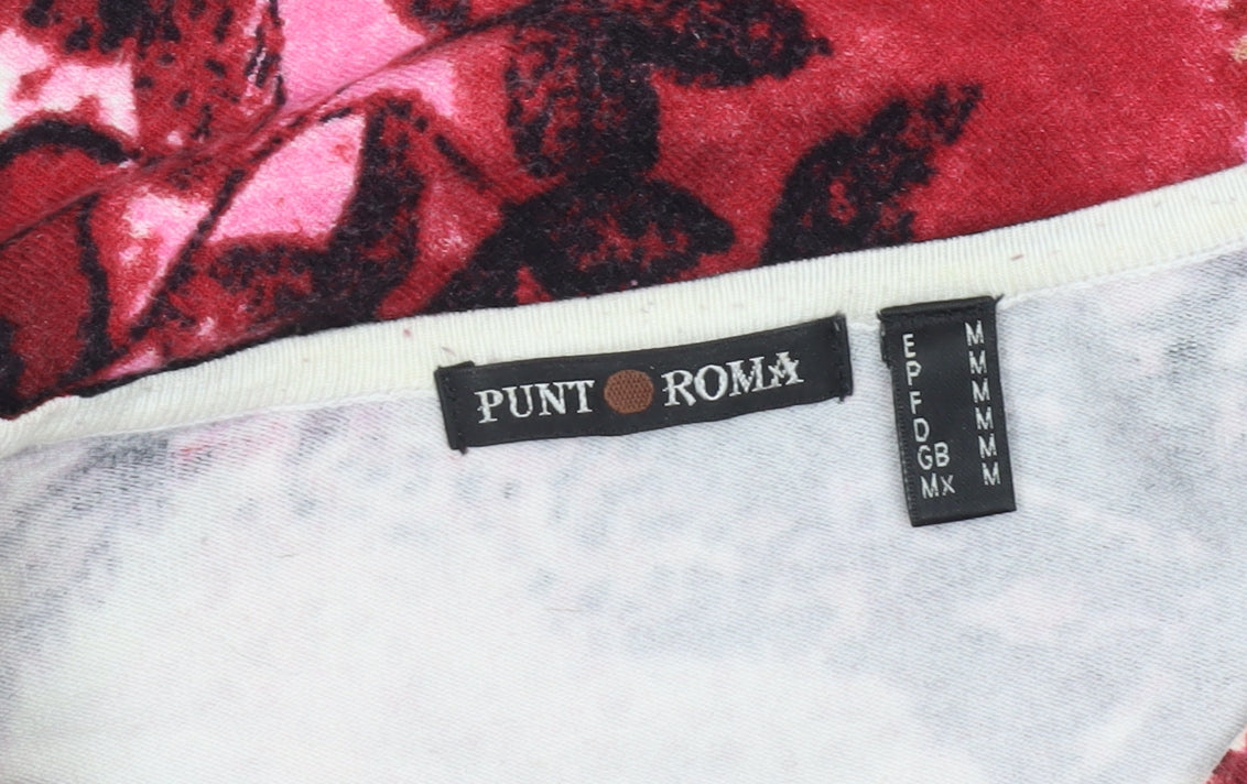 Womens UK Size M Punt Roma Multicoloured Pullover Jumper
