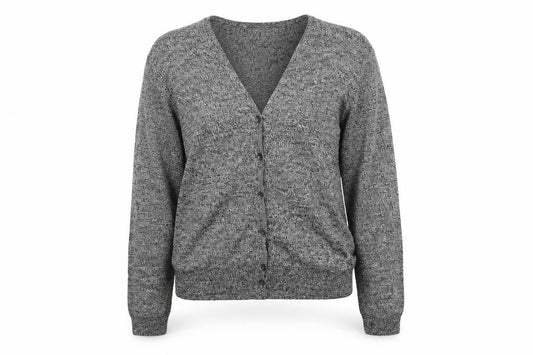 Womens UK Size M Jeanne Pierre Grey Cardigan Jumper