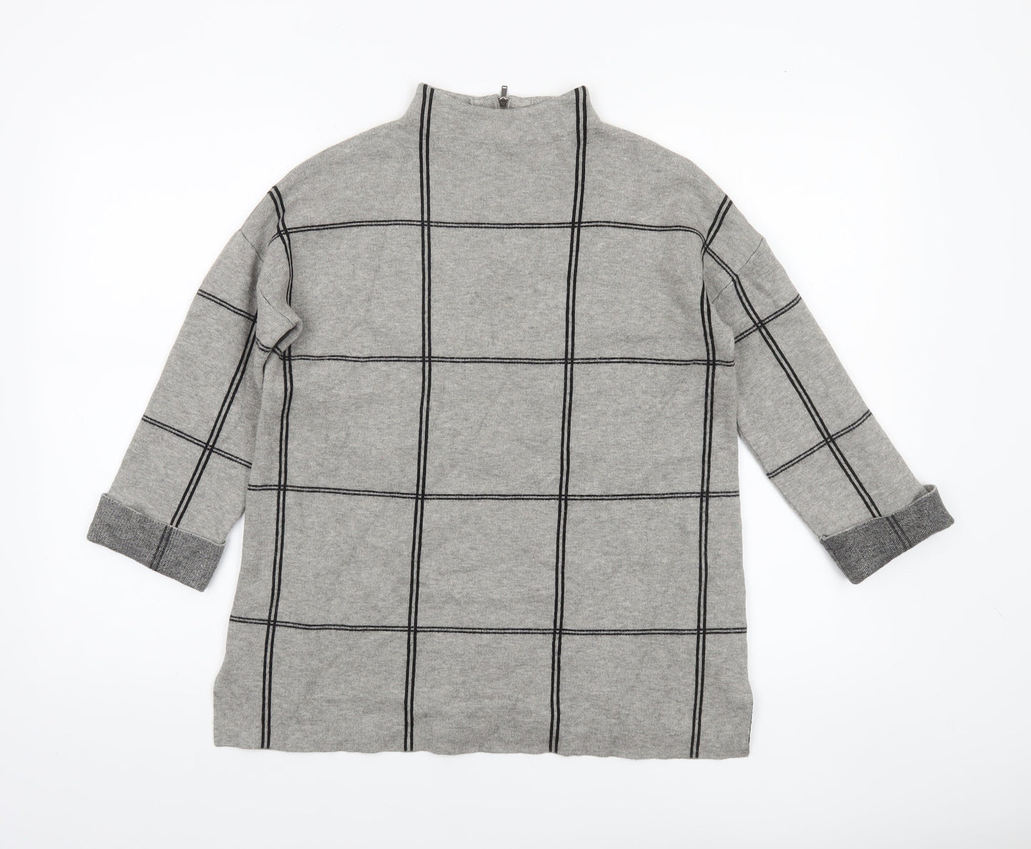 Womens UK Size S Tahari Grey Pullover Jumper