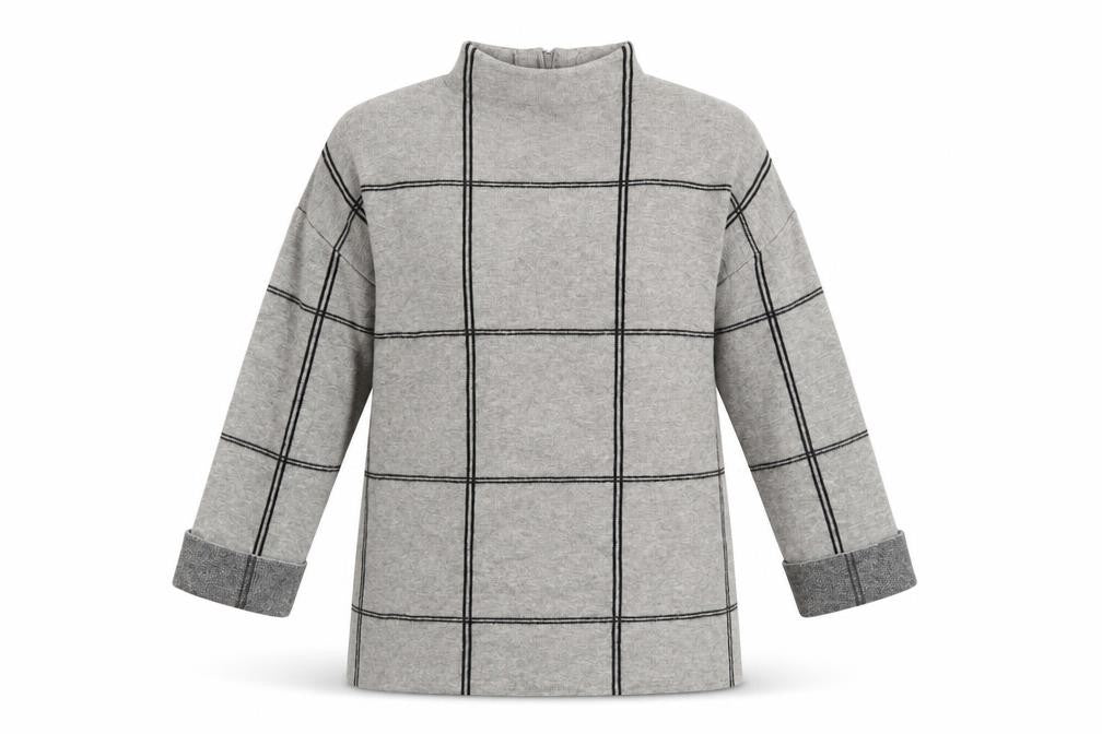 Womens UK Size S Tahari Grey Pullover Jumper