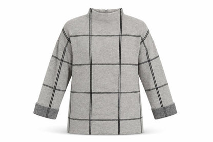 Womens UK Size S Tahari Grey Pullover Jumper