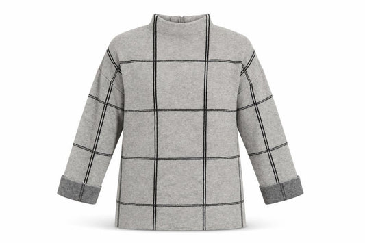 Womens UK Size S Tahari Grey Pullover Jumper