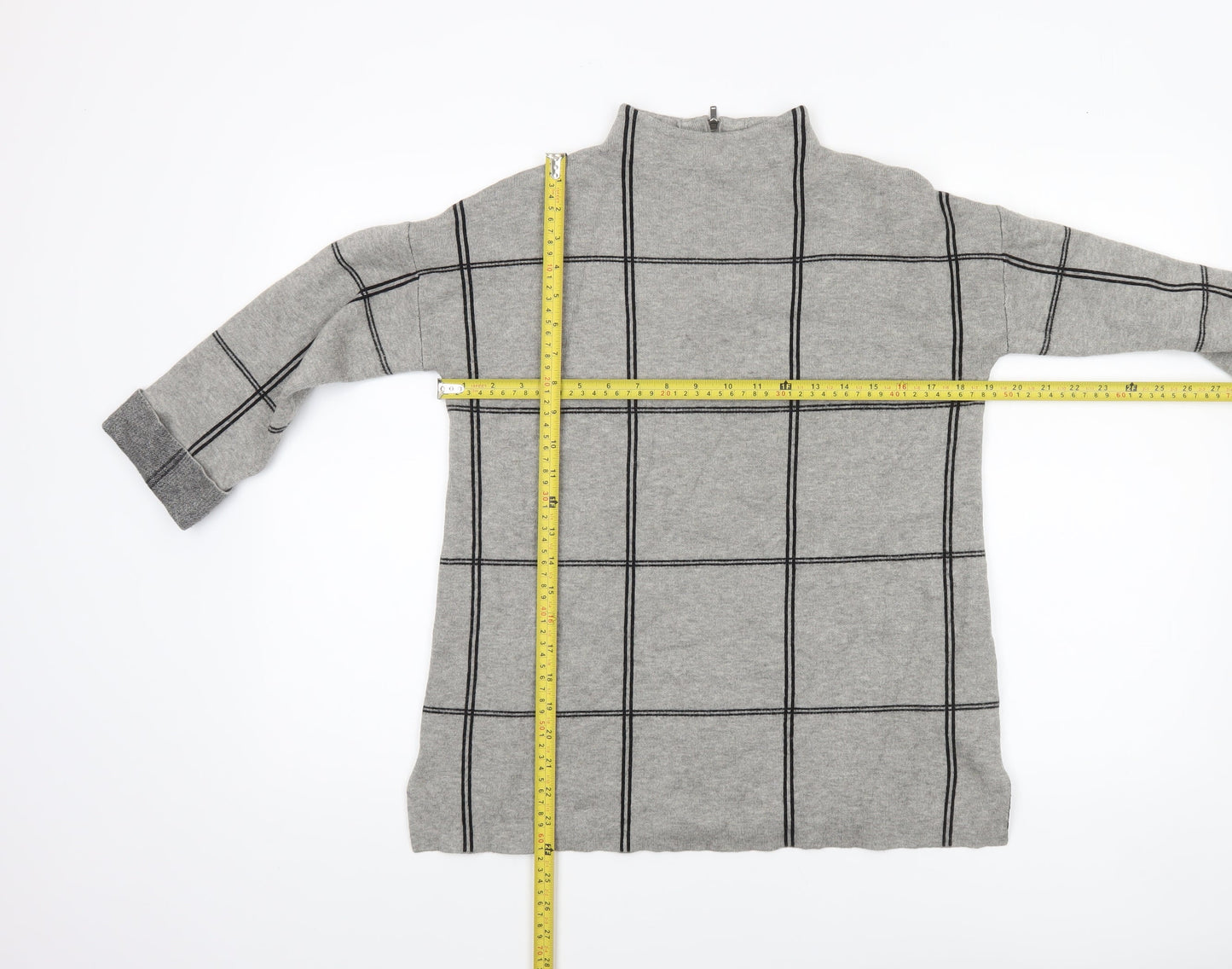 Womens UK Size S Tahari Grey Pullover Jumper