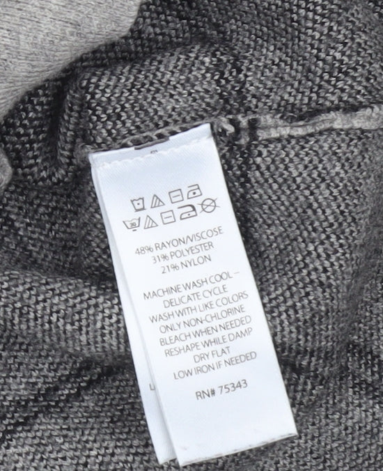 Womens UK Size S Tahari Grey Pullover Jumper