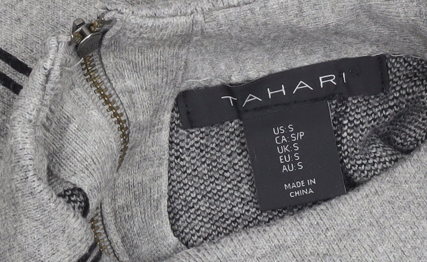 Womens UK Size S Tahari Grey Pullover Jumper
