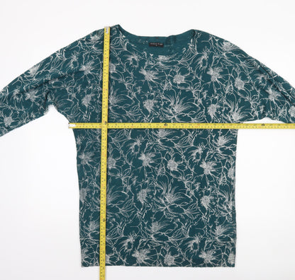 Womens UK Size M VIZ-A-VIZ Green Pullover Jumper