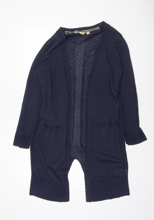 Womens UK Size 12 White Stuff Blue Cardigan Jumper