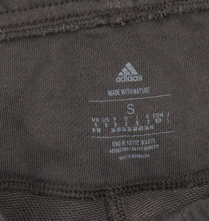 Adidas Men Brown Small Jogger Sweatpants Cotton Blend Casual