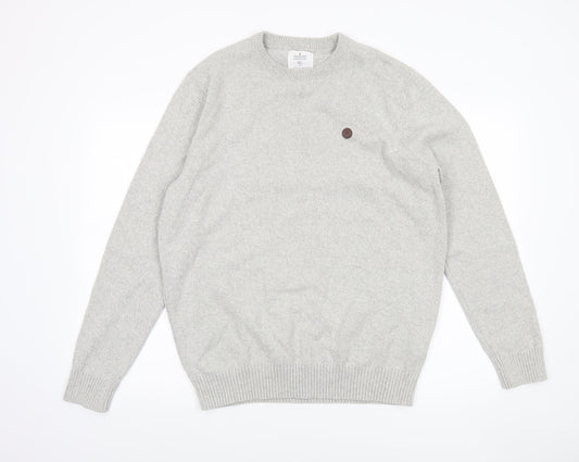 Springfield Men’s Grey Cotton Knit Pullover Jumper XL