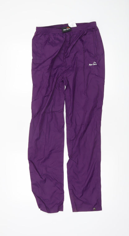 Peter Storm Boys Purple Waterproof Rain Trousers 13 Years Outdoor Lightweight