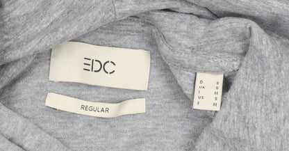 Mens UK Size S EDC Grey Pullover Hoodie