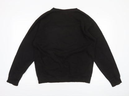 Mens UK Size S adidas Black Pullover Sweatshirt