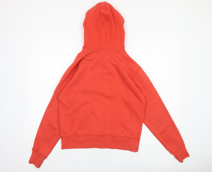 Womens UK Size 12 L.O.G.G. Red Pullover Hoodie