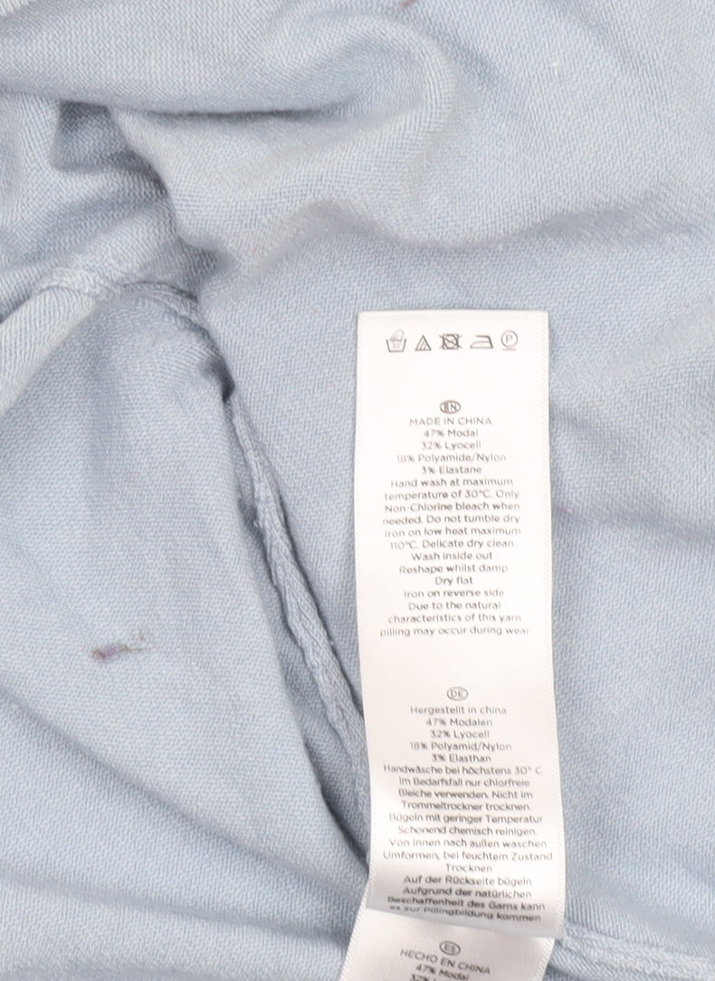 Hobbs Women’s Blue Lightweight Knit Cardigan Size M