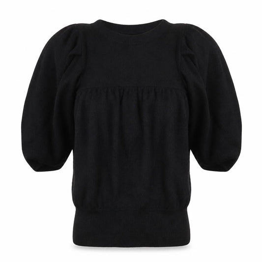 Womens UK Size XS Full Circle Black Pullover Jumper