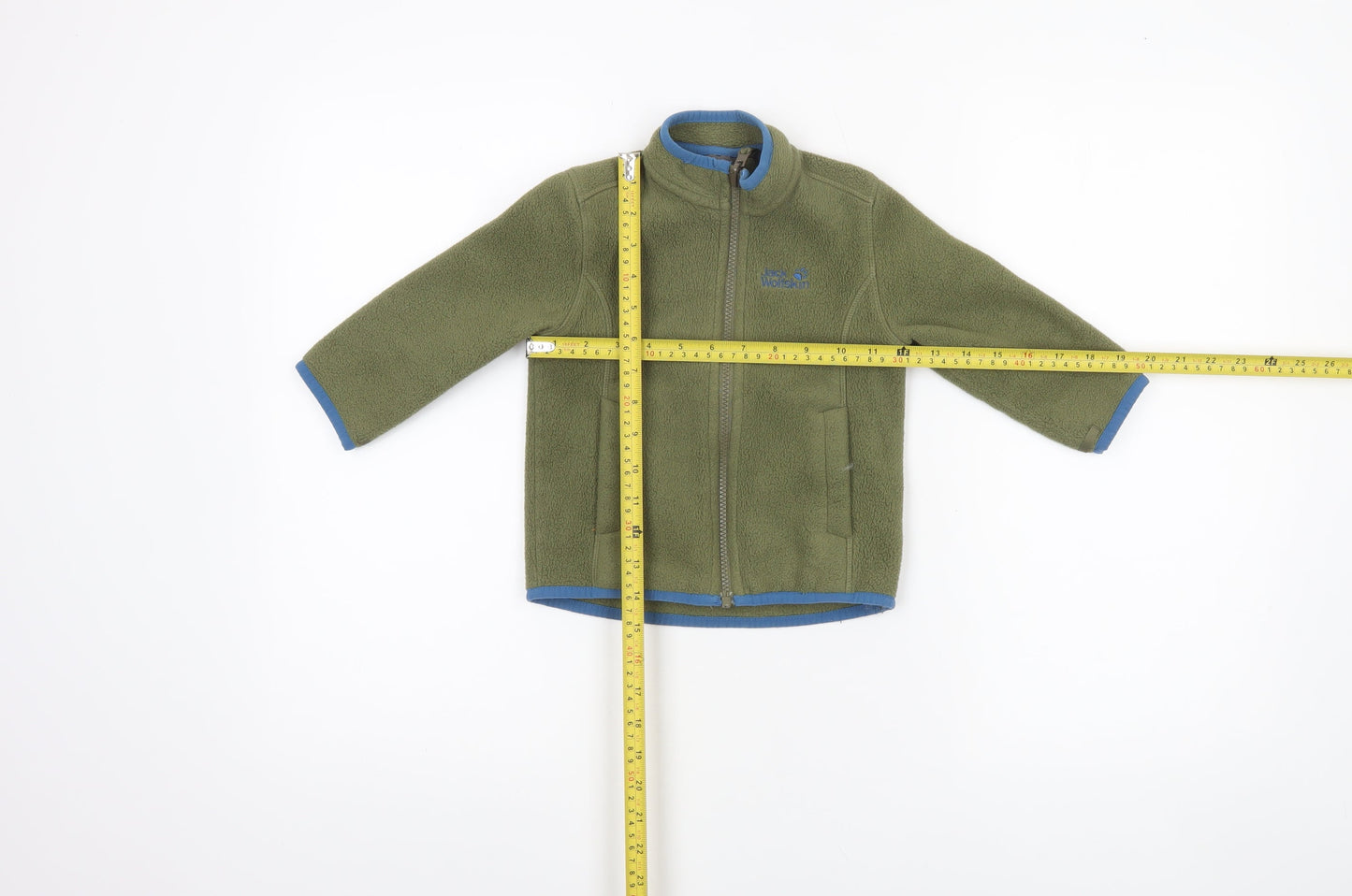Jack Wolfskin Boys Green Fleece Full Zip Jacket Size 2 Years