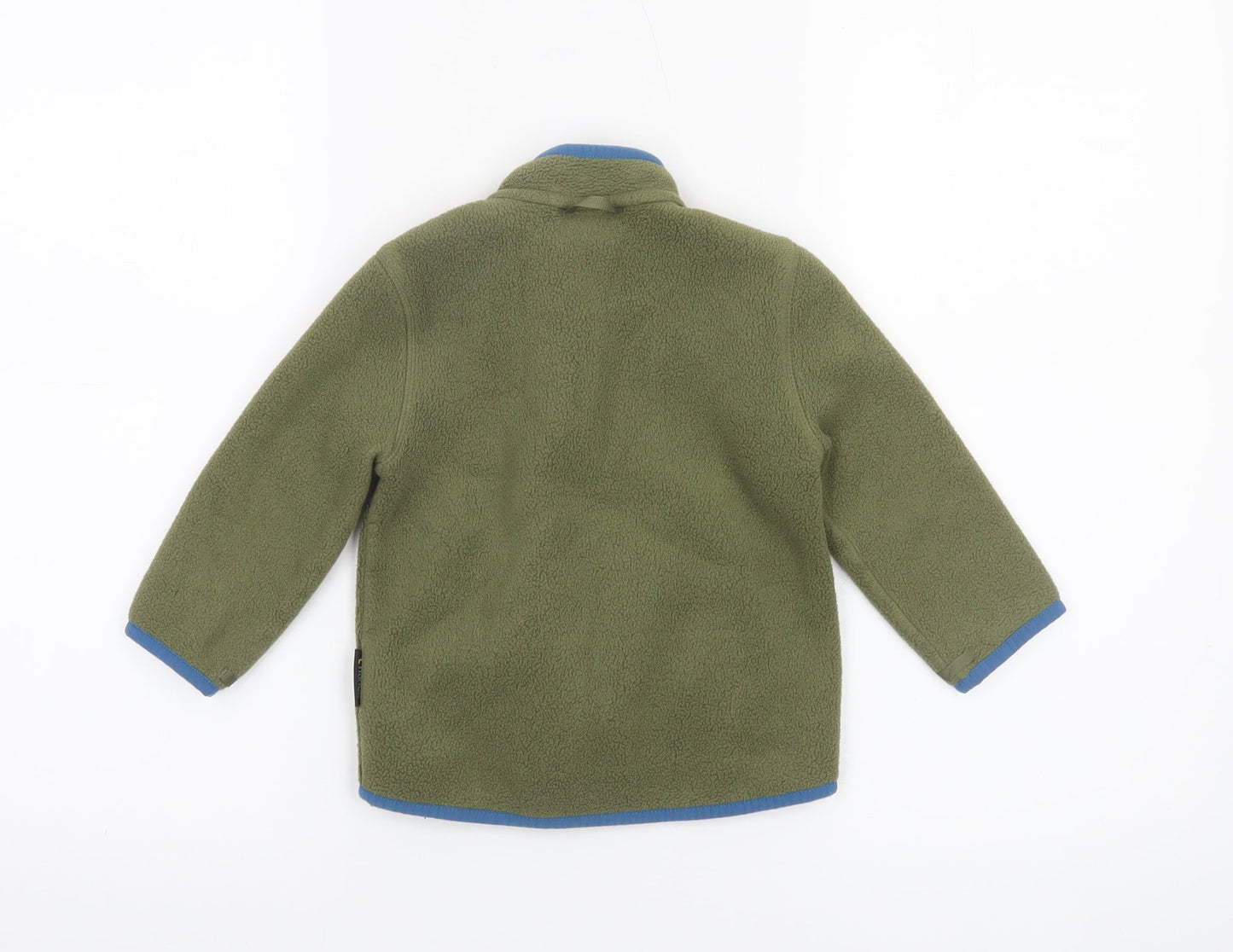 Jack Wolfskin Boys Green Fleece Full Zip Jacket Size 2 Years