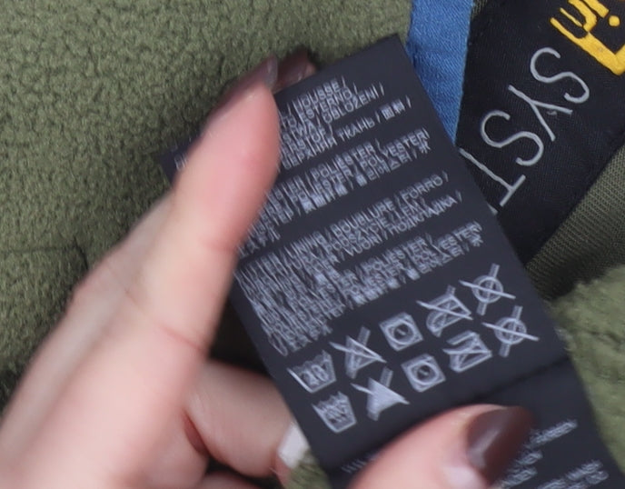 Jack Wolfskin Boys Green Fleece Full Zip Jacket Size 2 Years