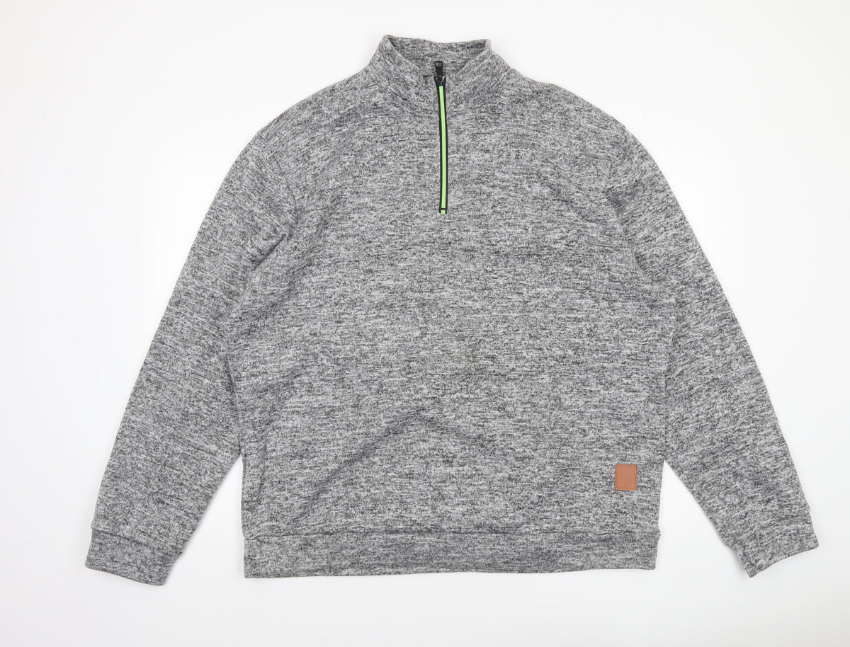 Mens UK Size M SIIMHWRSS Grey Pullover Sweatshirt