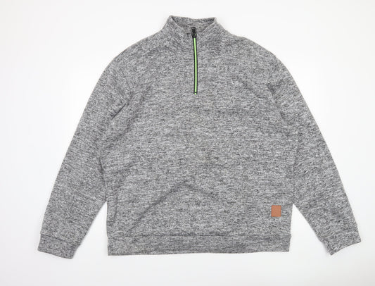 Mens UK Size M SIIMHWRSS Grey Pullover Sweatshirt