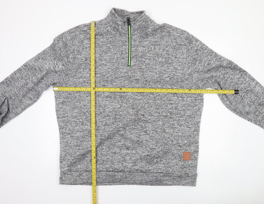 Mens UK Size M SIIMHWRSS Grey Pullover Sweatshirt
