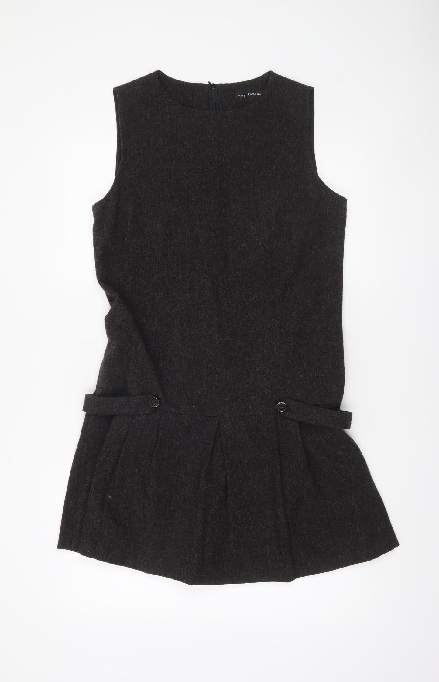Womens UK Size 14 Zara Pinafore/Dungaree Dress