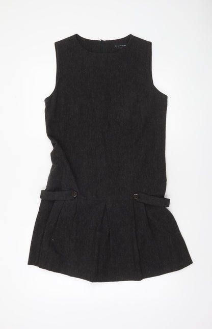 Womens UK Size 14 Zara Pinafore/Dungaree Dress