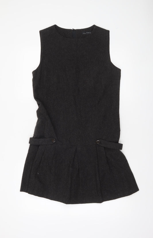 Womens UK Size 14 Zara Pinafore/Dungaree Dress