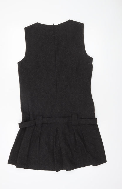 Womens UK Size 14 Zara Pinafore/Dungaree Dress