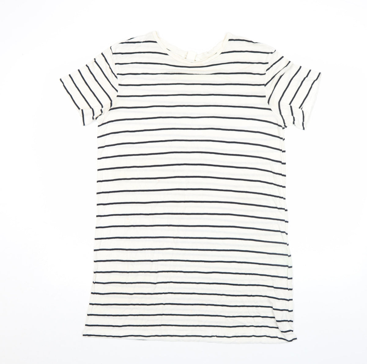Womens UK Size M Basic White Basic T-Shirt