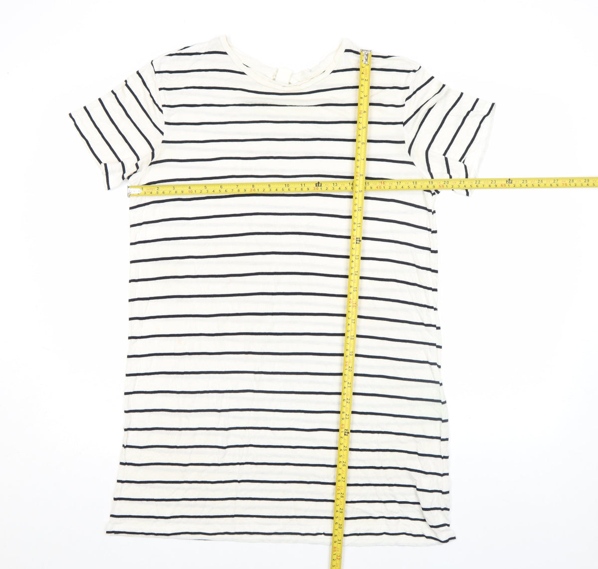 Womens UK Size M Basic White Basic T-Shirt