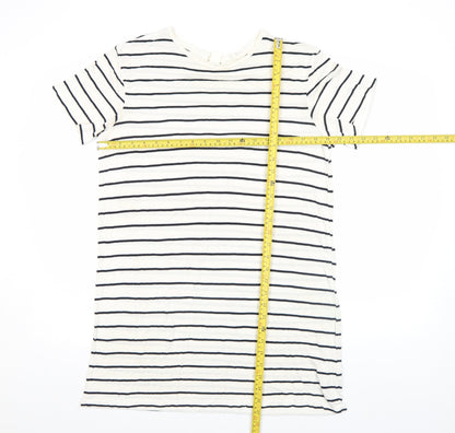 Womens UK Size M Basic White Basic T-Shirt