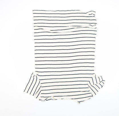 Womens UK Size M Basic White Basic T-Shirt