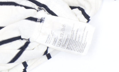 Womens UK Size M Basic White Basic T-Shirt