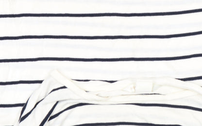Womens UK Size M Basic White Basic T-Shirt