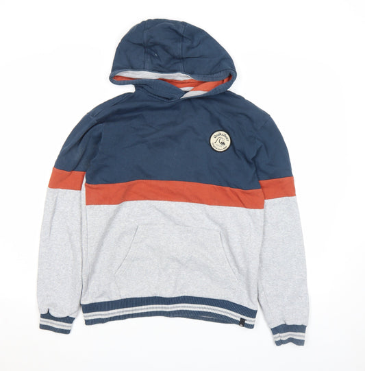 Boys UK Size 16 Years Quiksilver Multicoloured Pullover Hoodie
