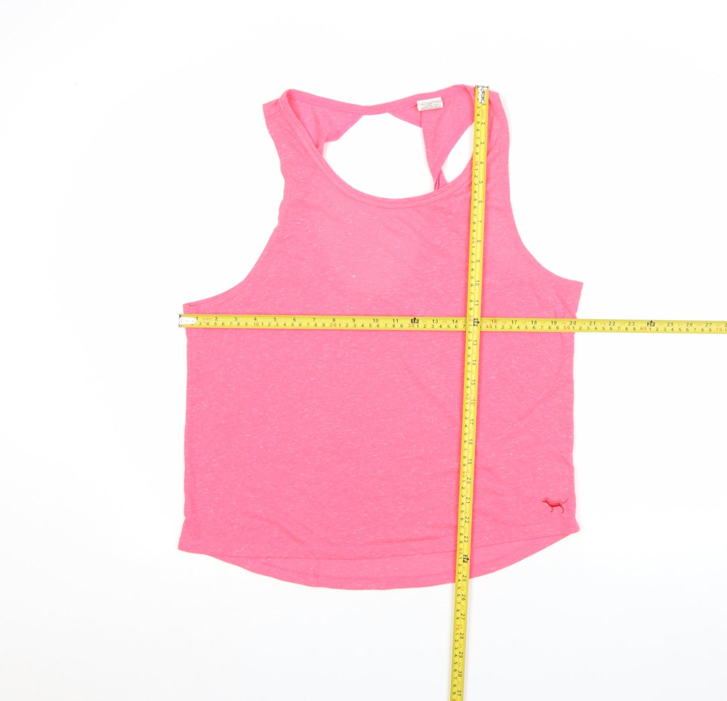 Womens UK Size L Victoria's Secret Pink Basic Tank