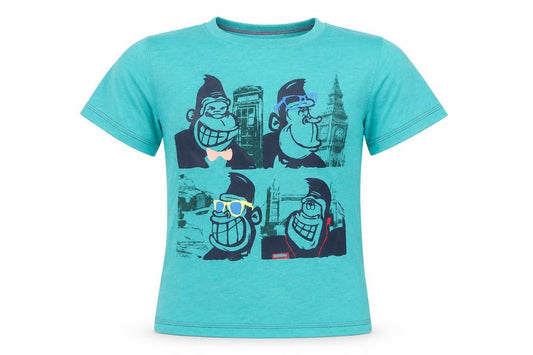 Boys UK Size 8 Years NEXT Blue Basic T-Shirt