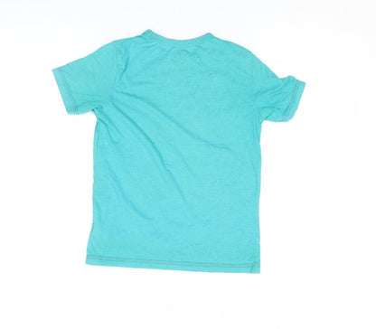 Boys UK Size 8 Years NEXT Blue Basic T-Shirt