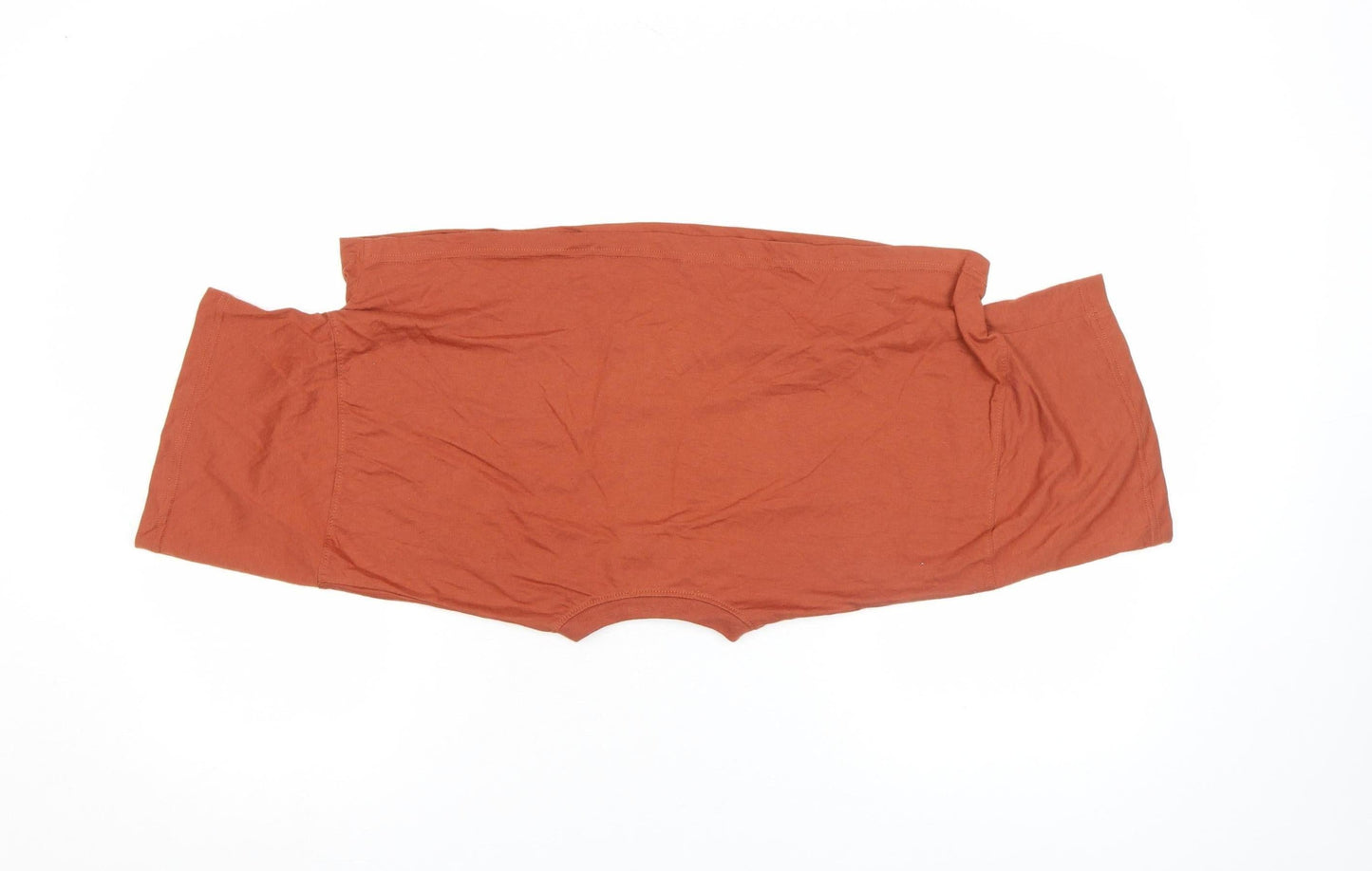Womens UK Size 8 Missguided Brown Cropped T-Shirt
