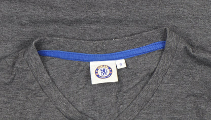 Mens UK Size S Chelsea Football Club Grey  T-Shirt