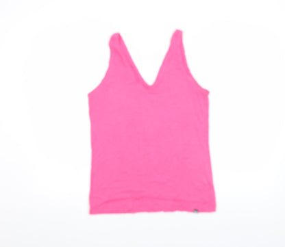 Womens UK Size 12 BAM Pink Camisole Tank